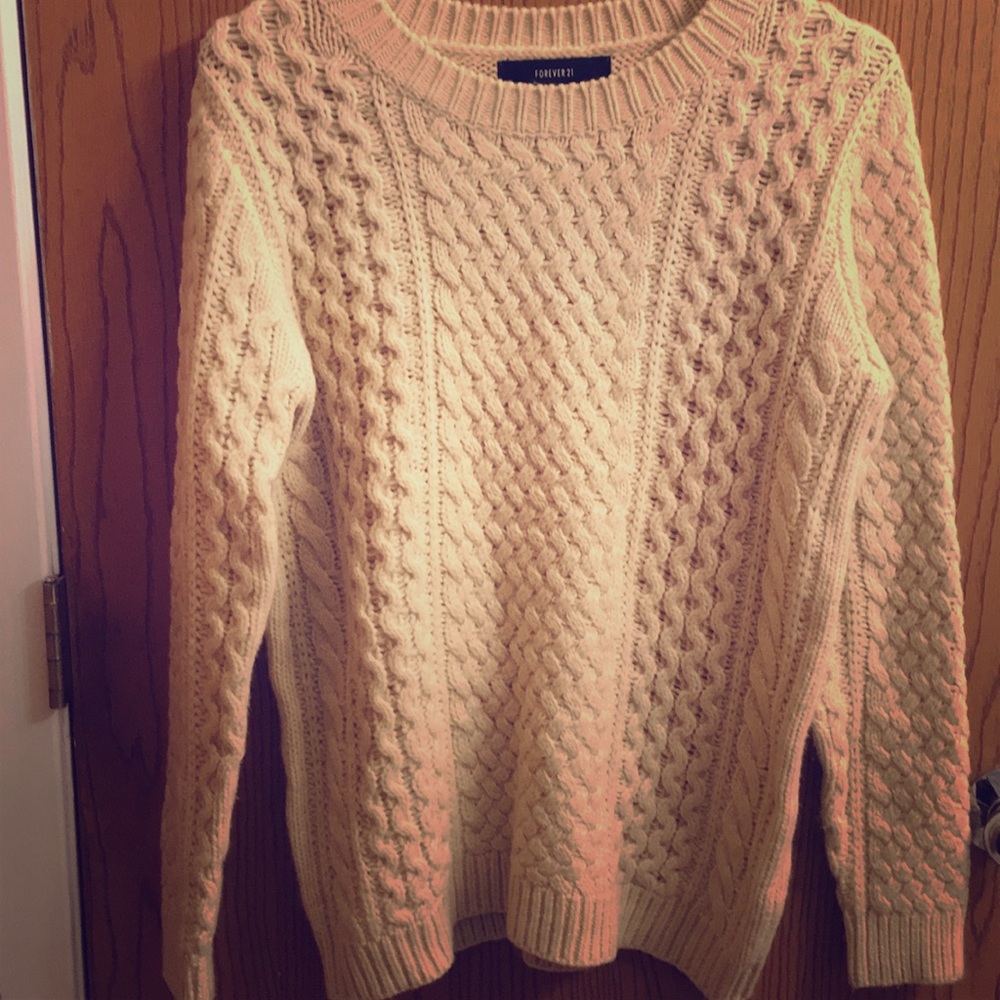 Cream sweater